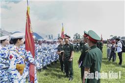 Thiếu tướng Trương Mạnh Dũng thăm, động viên lực lượng A80